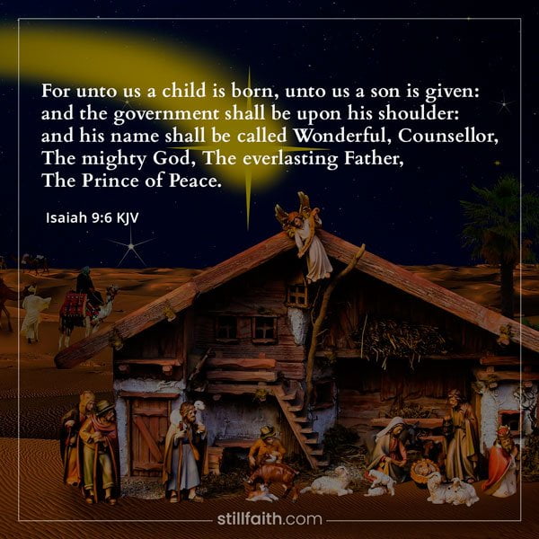 208 Bible Verses about Christmas (KJV) | StillFaith.com