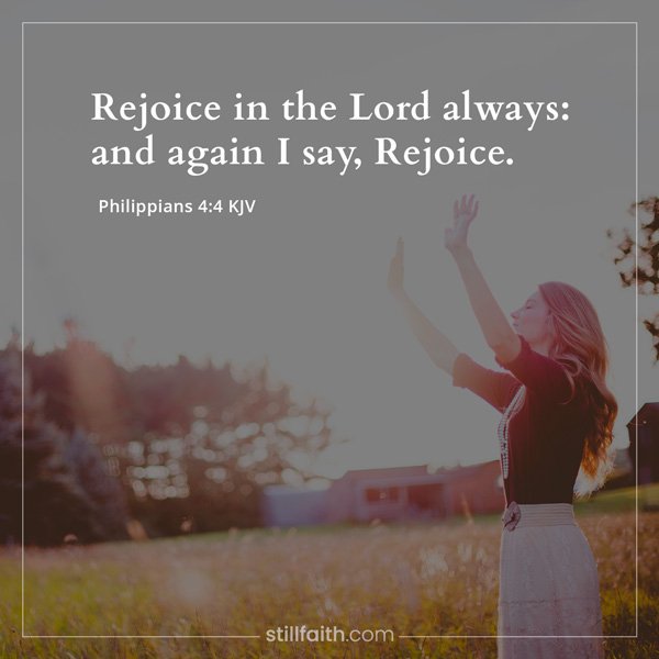 Philippians 4:4 KJV Image