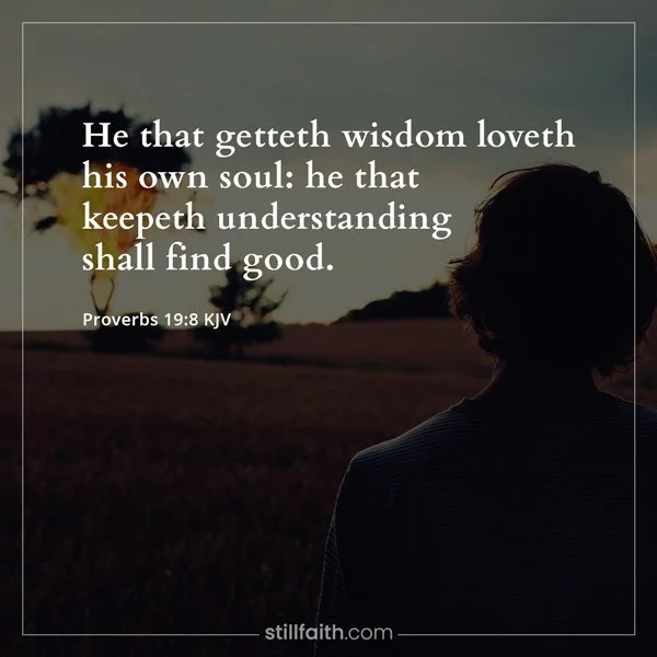 Proverbs 19:8 KJV Image