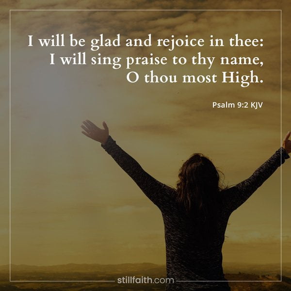 Psalm 9:2 KJV Image