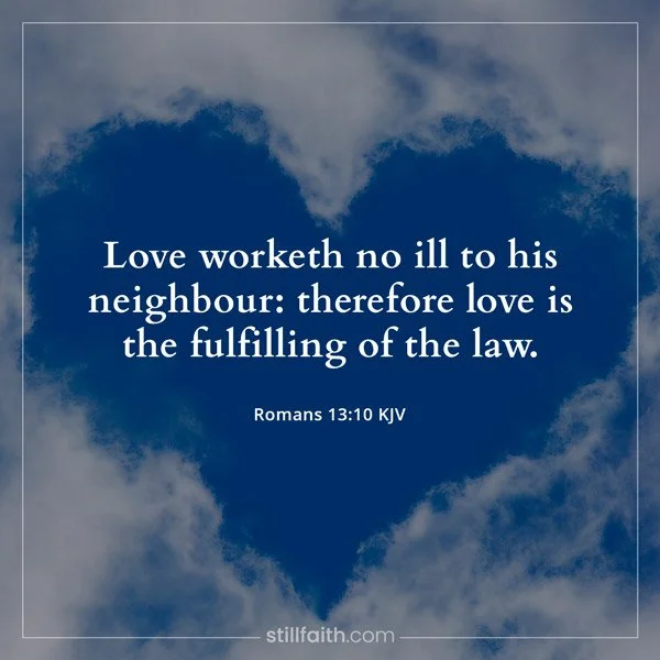Romans 13:10 KJV Image