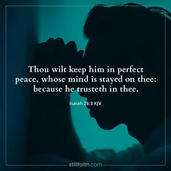 Isaiah 26:3 KJV Image