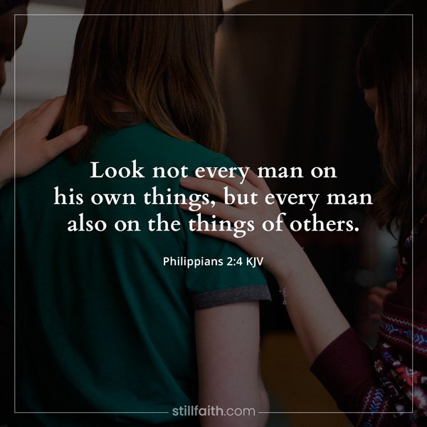 Philippians 2:4 KJV Image