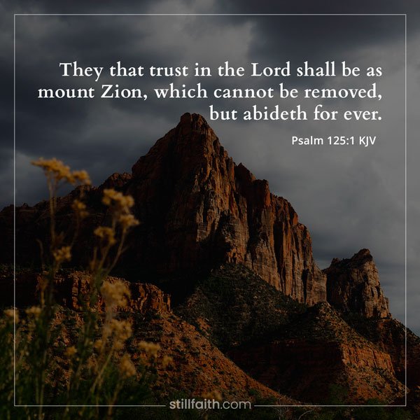 Psalm 125:1 KJV Image