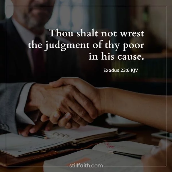 Exodus 23:6 KJV Image