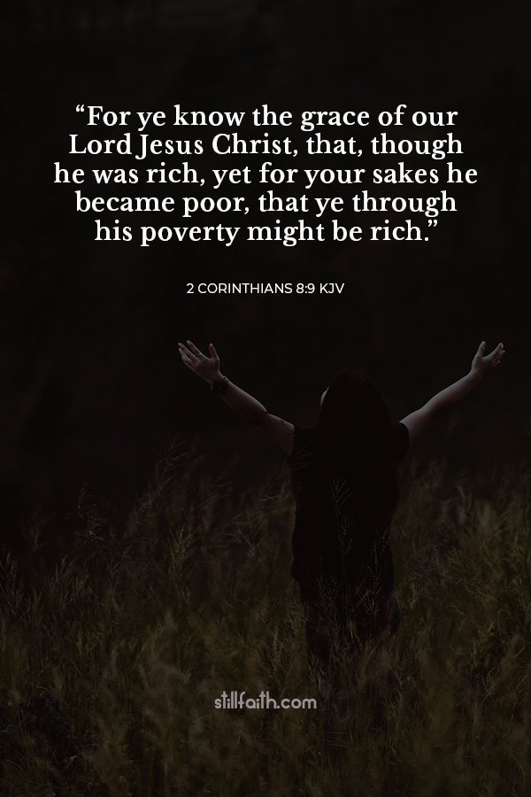 2 Corinthians 8:9 KJV Image