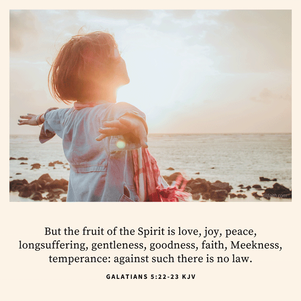 Galatians 5:22-23 KJV Image