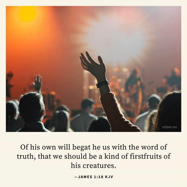 James 1:18 KJV Image