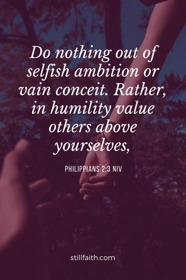 Philippians 2:3 NIV Image