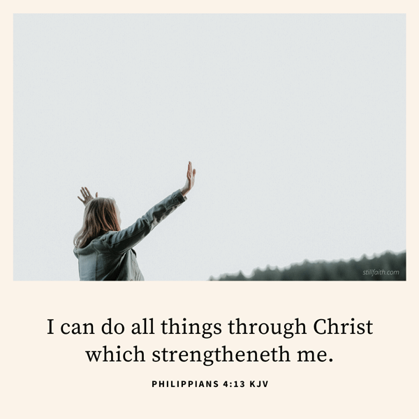 Philippians 4:13 KJV Image