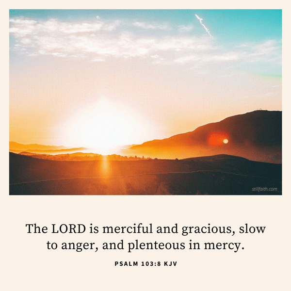 Psalm 103:8 KJV Image