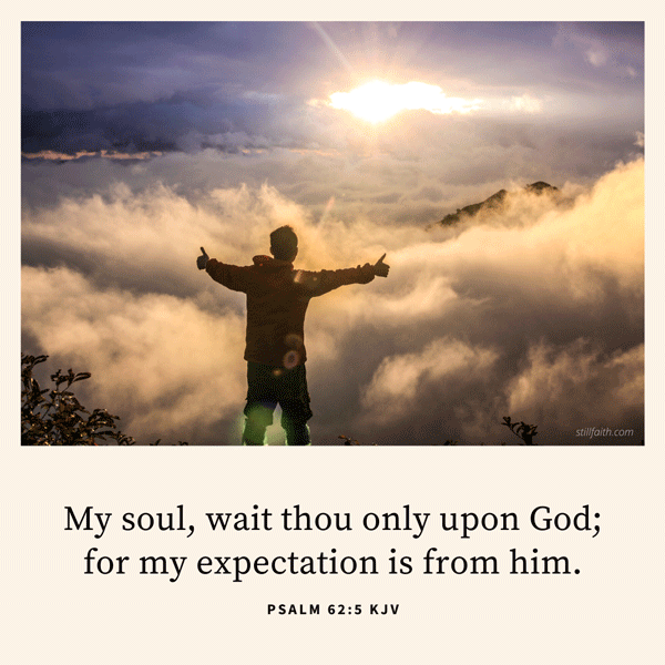 Psalm 62:5 KJV Image