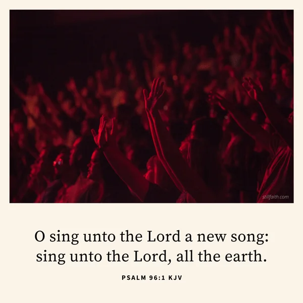 Psalm 96:1 KJV Image
