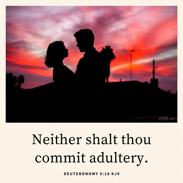 Deuteronomy 5:18 KJV Image