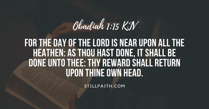 Top 10 Most Popular Bible Verses in Obadiah