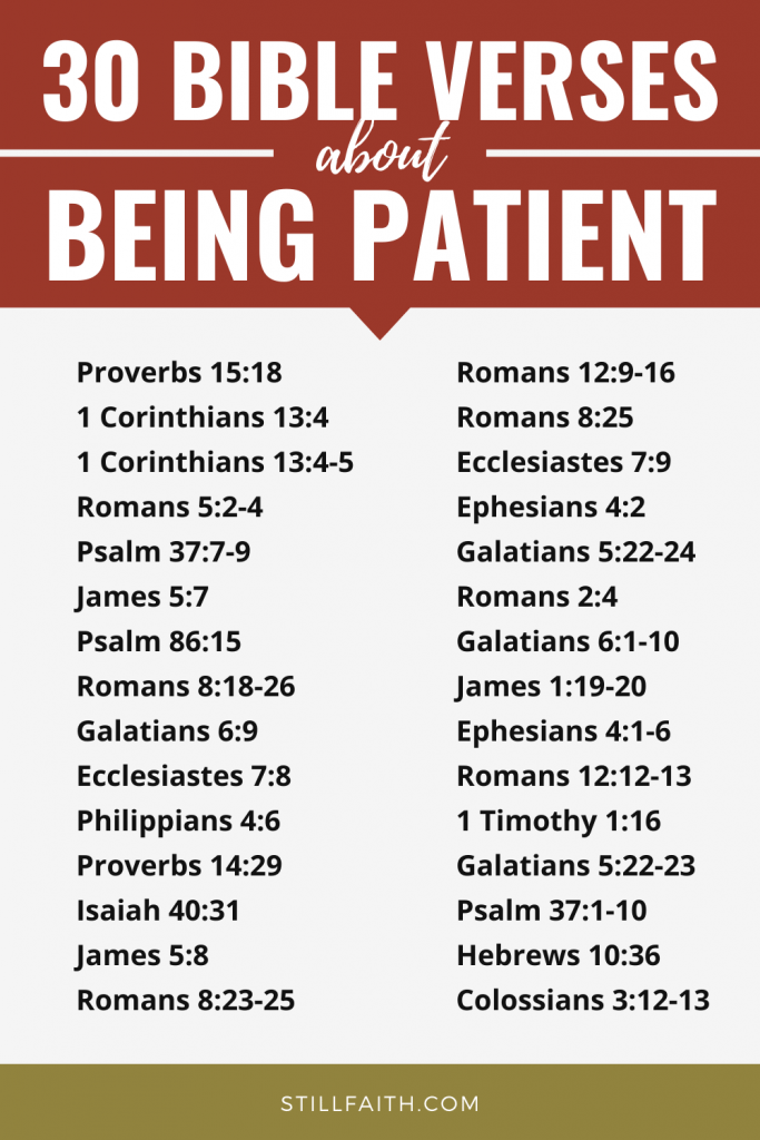 143 Bible Verses about Being Patient
