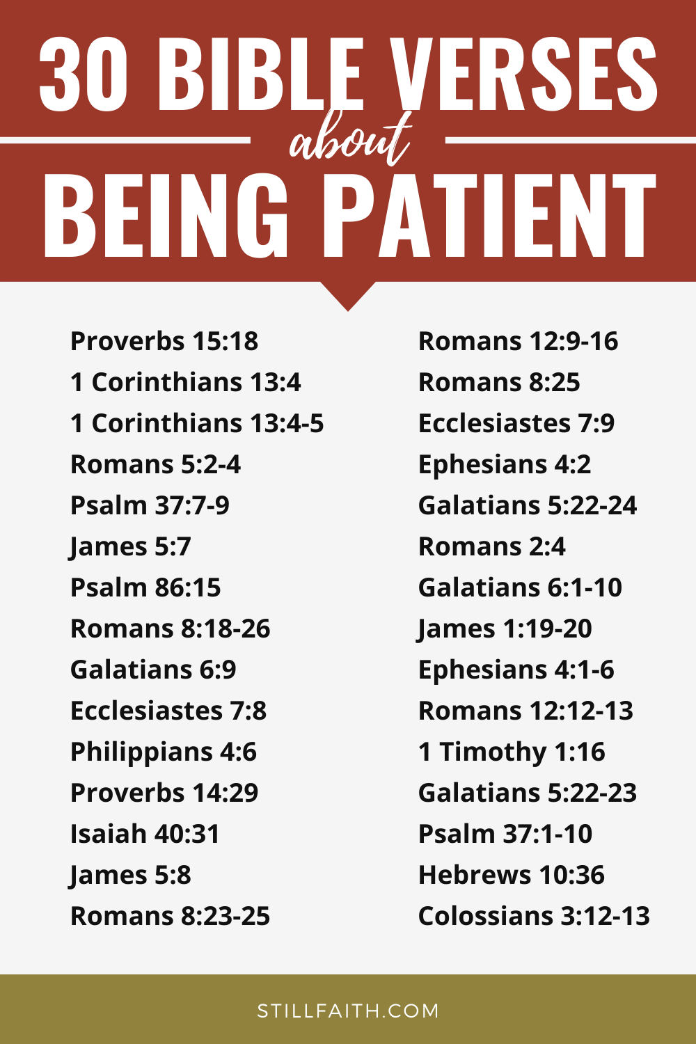 139 Bible Verses about Being Patient
