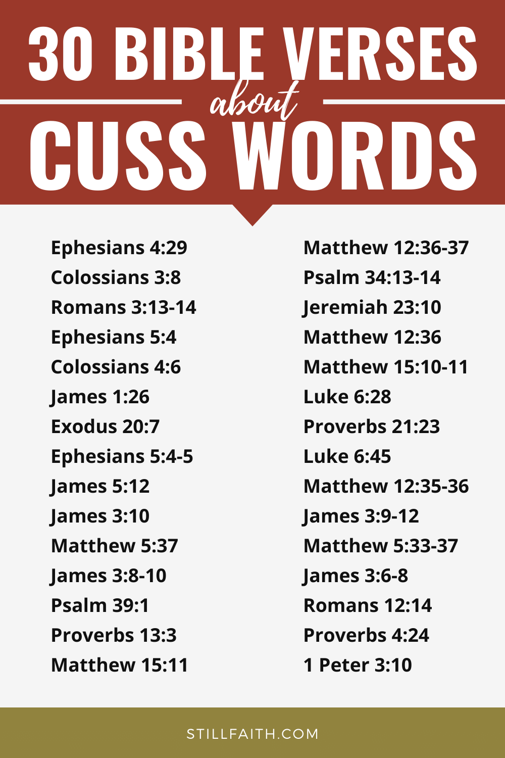 Does The Bible Have Swear Words