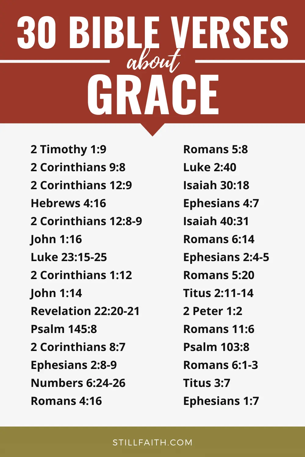 Bible Verses about Grace