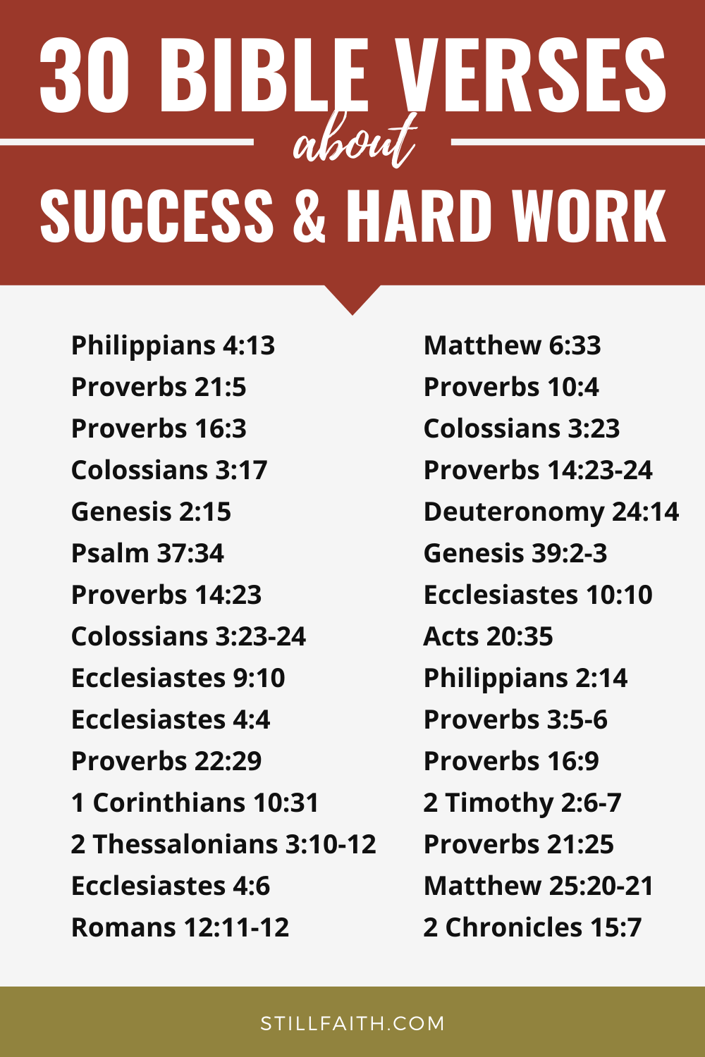 157 Bible Verses about Success and Hard Work