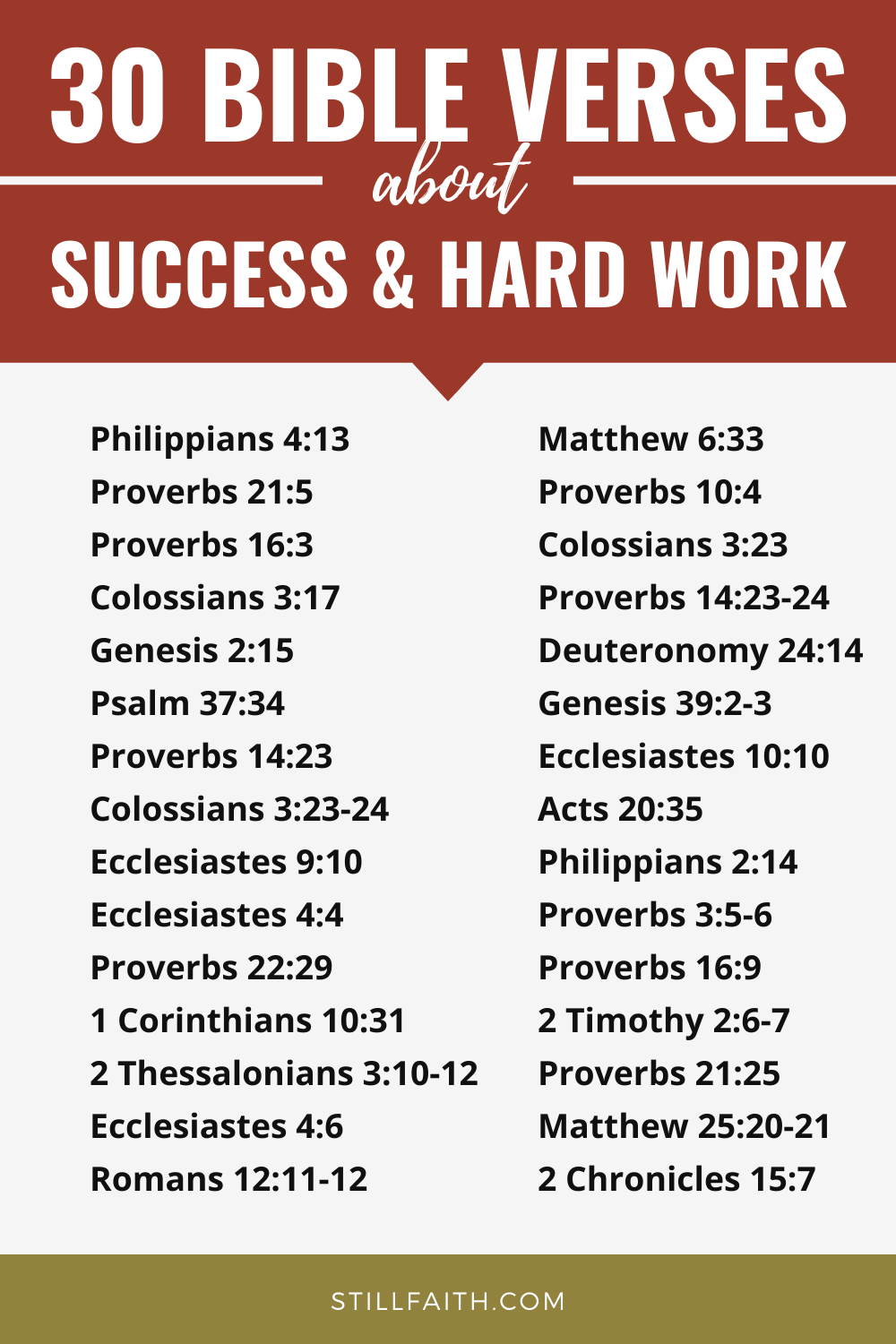 157 Bible Verses about Success and Hard Work (KJV)