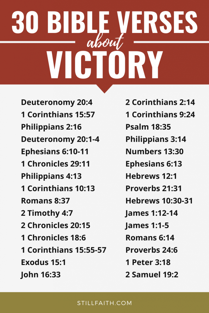 154 Bible Verses about Victory