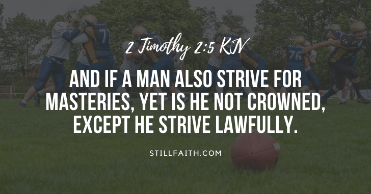188 Bible Verses about Athletes (KJV)