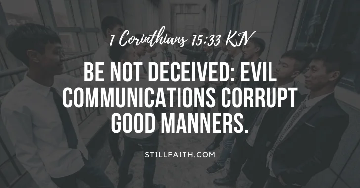 109 Bible Verses about Bad Behavior