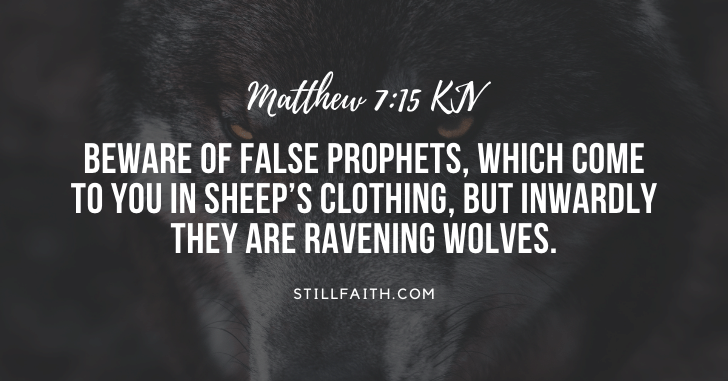scripture about false prophets