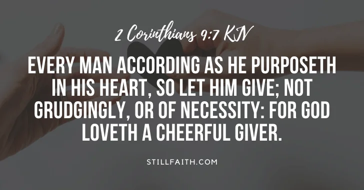 93 Bible Verses about Giving