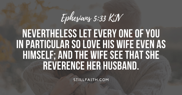 Wife scriptures husband on and between love The Love