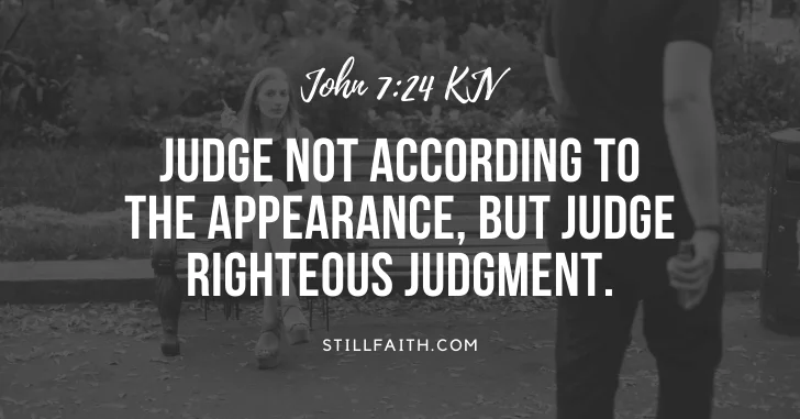 99 Bible Verses about Judging Others