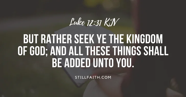 158 Bible Verses about Putting God First in Your Life
