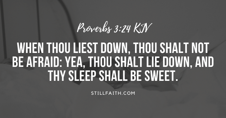 108 Bible Verses About Sleep (Kjv) | Stillfaith.com