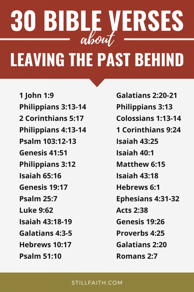 102 Bible Verses about Leaving the Past Behind