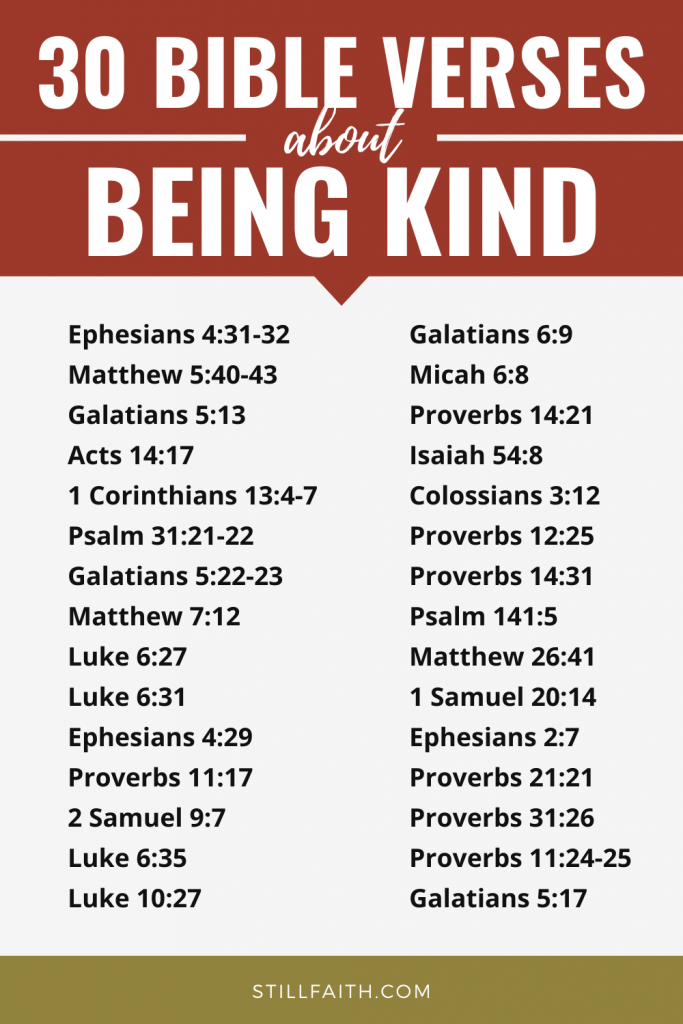 144 Bible Verses about Being Kind