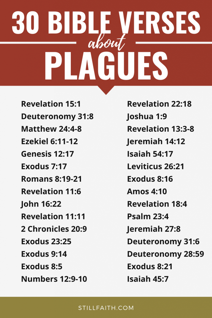 185 Bible Verses about Plagues