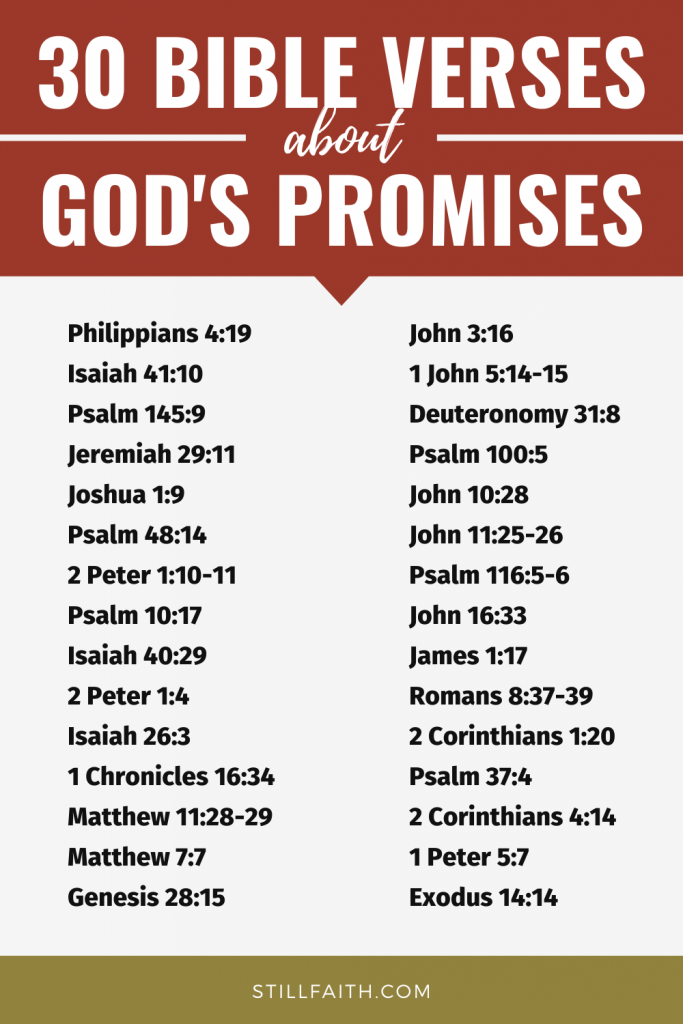 307 Bible Verses about God's Promises
