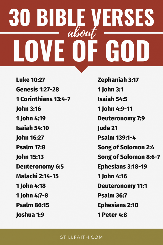 157 Bible Verses about the Love of God