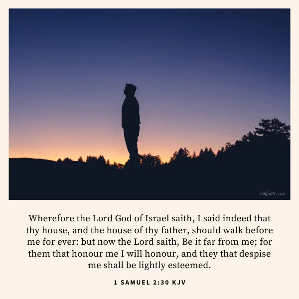 1 Samuel 2:30 KJV Image
