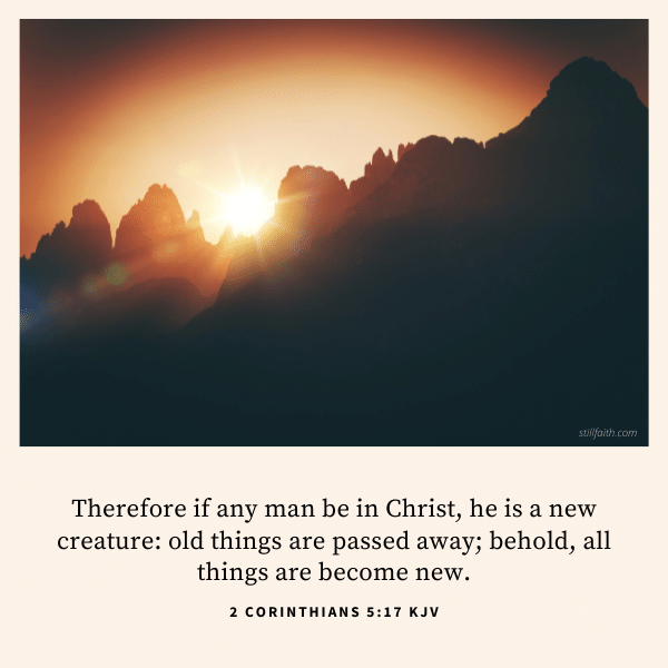 2 Corinthians 5:17 KJV Image