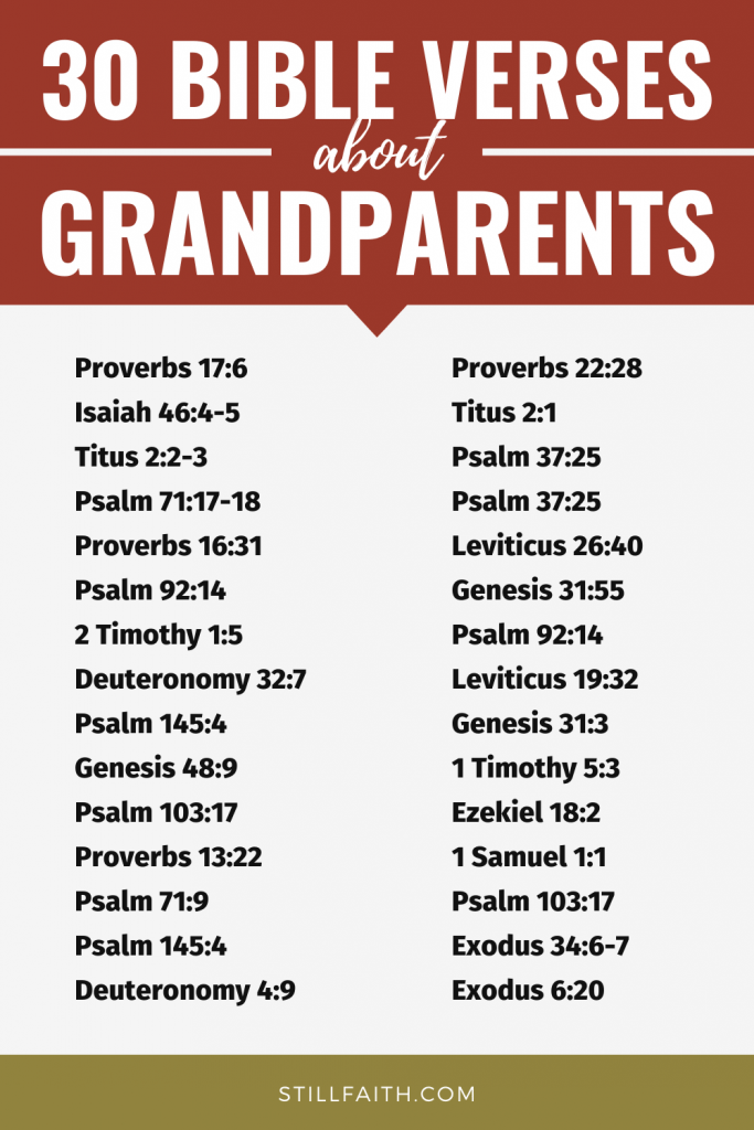 7 Scriptures That Show How Important Grandparents Are