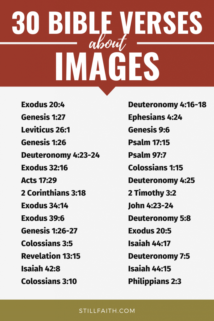 135 Bible Verses about Images