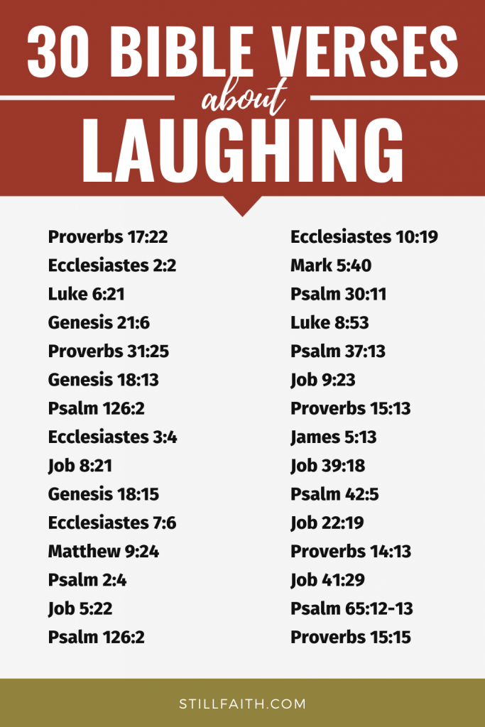 114 Bible Verses about Laughing