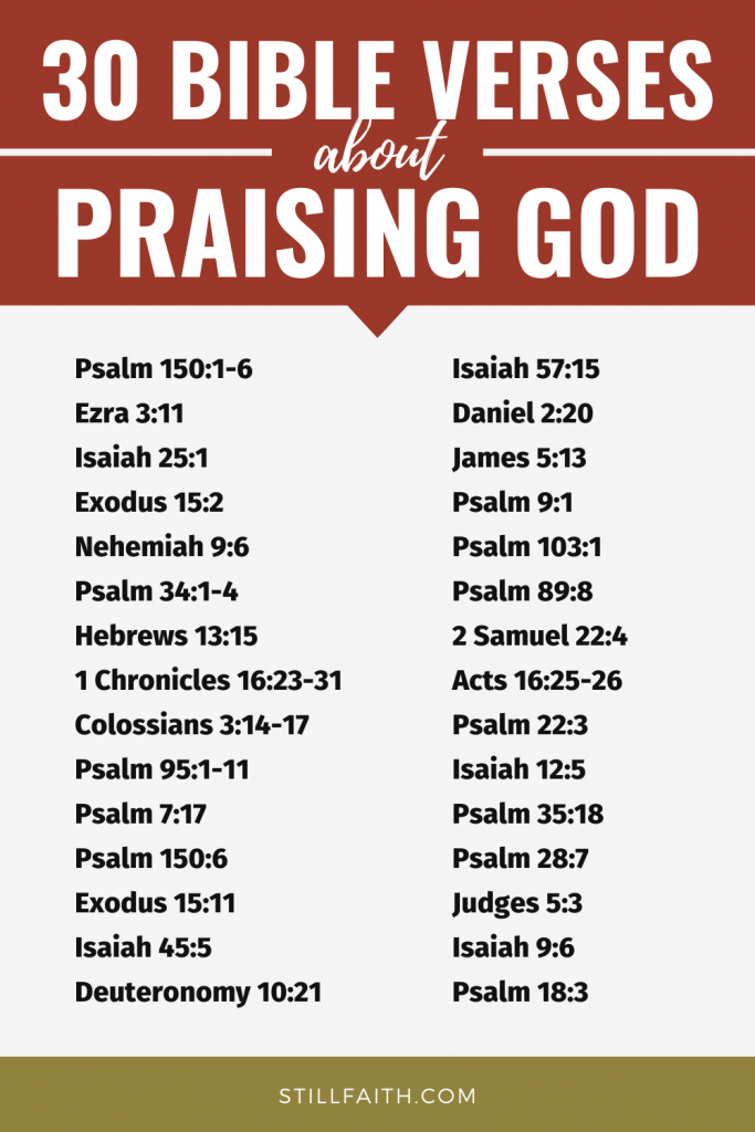 260 Bible Verses about Praising God