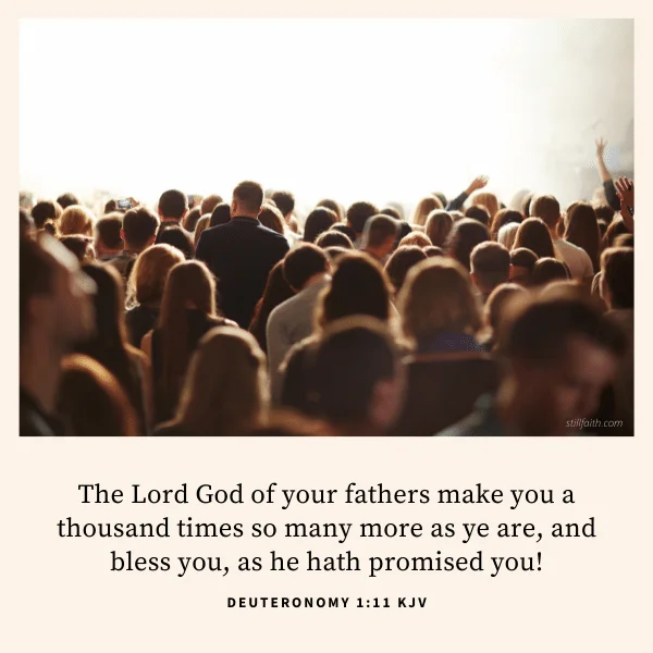 Deuteronomy 1:11 KJV Image