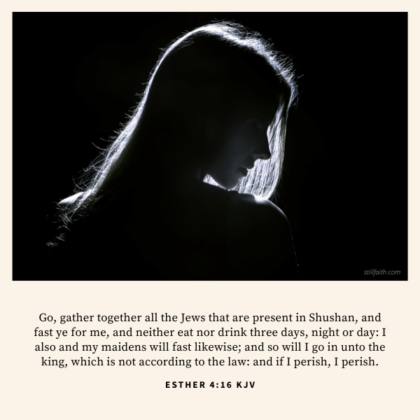 Esther 4:16 KJV Image
