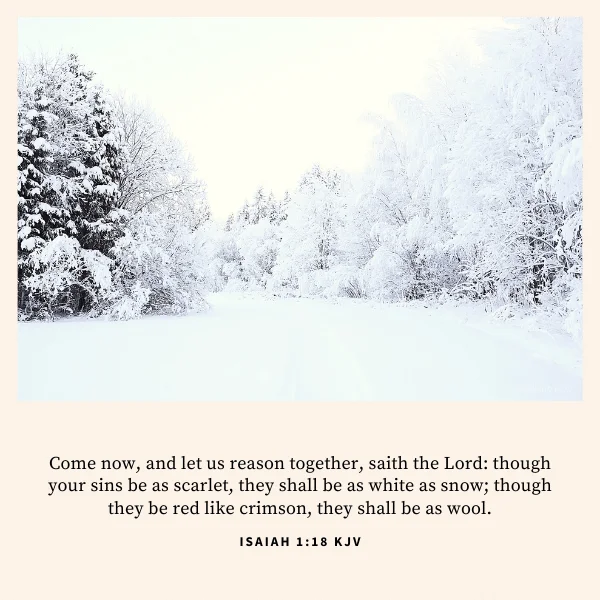 Isaiah 1:18 KJV Image