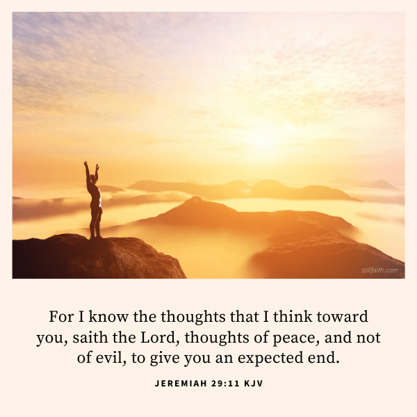 Jeremiah 29:11 KJV Image