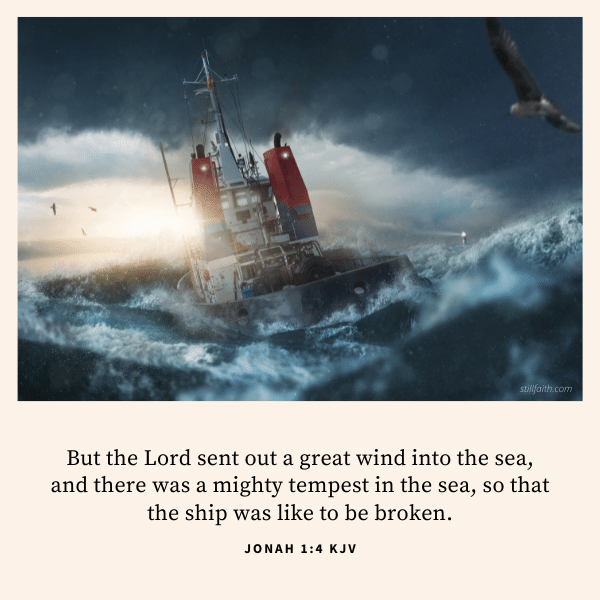 Jonah 1:4 KJV Image